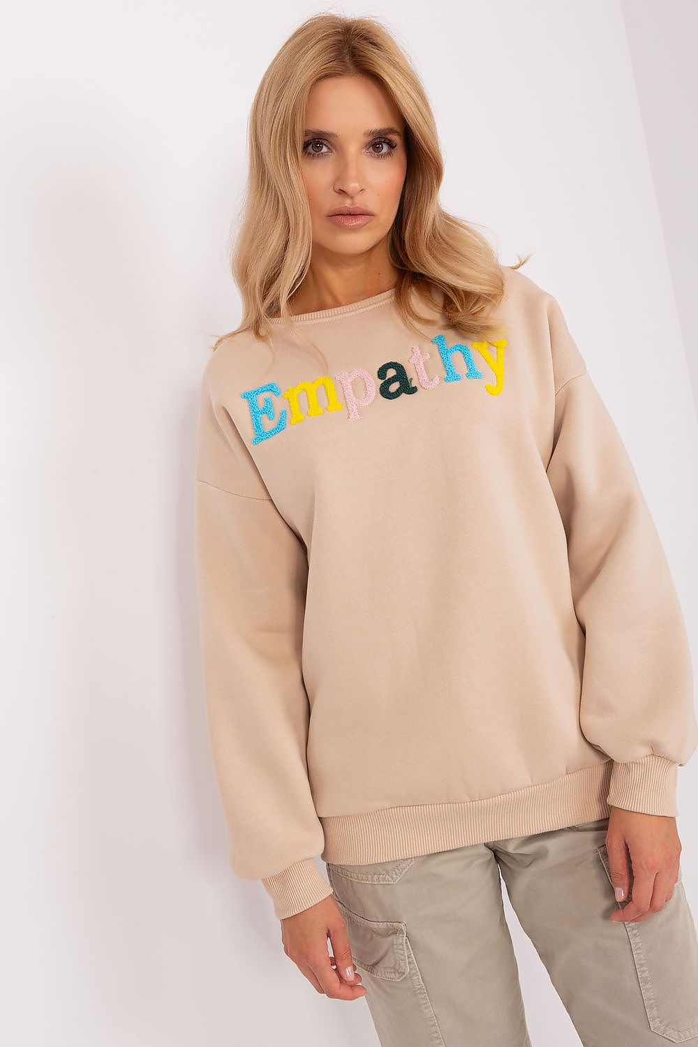 Women Loose Letters Pullover Sweatshirt Essential Style-Women Sweatshirt-LeStyleParfait