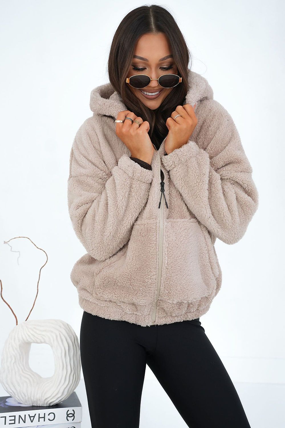 Women Loose Plain-Solid Plain Hoodie Essential Style-Women Hoodie-LeStyleParfait