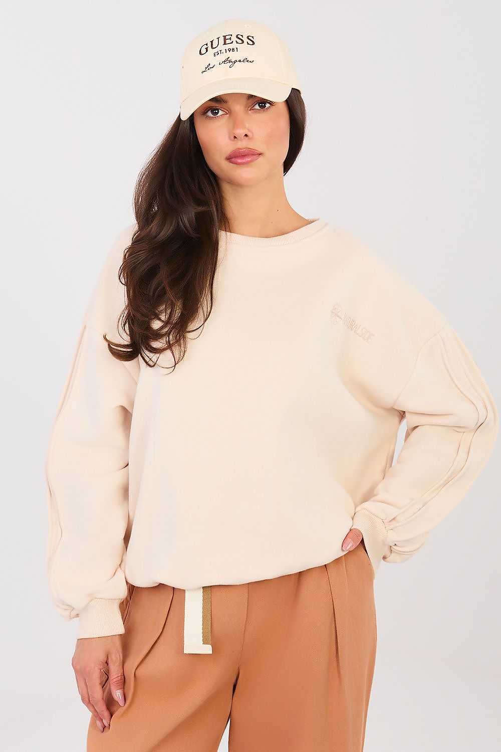 Women Loose Plain-Solid Plain Sweatshirt Essential Style-Women Sweatshirt-LeStyleParfait