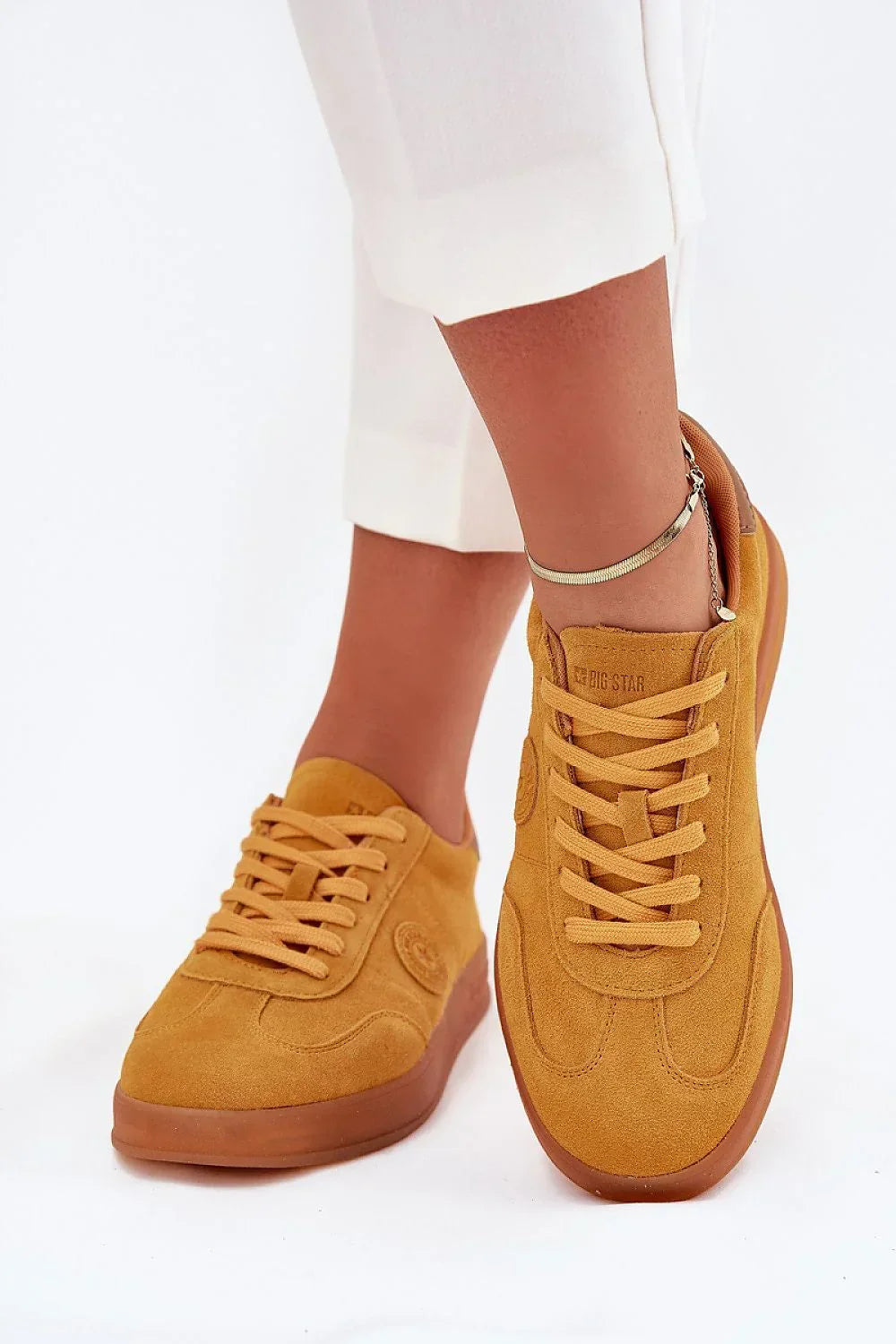 Women Low-Top Suede Sneakers Casual Athletic Shoes-women sneakers-LeStyleParfait