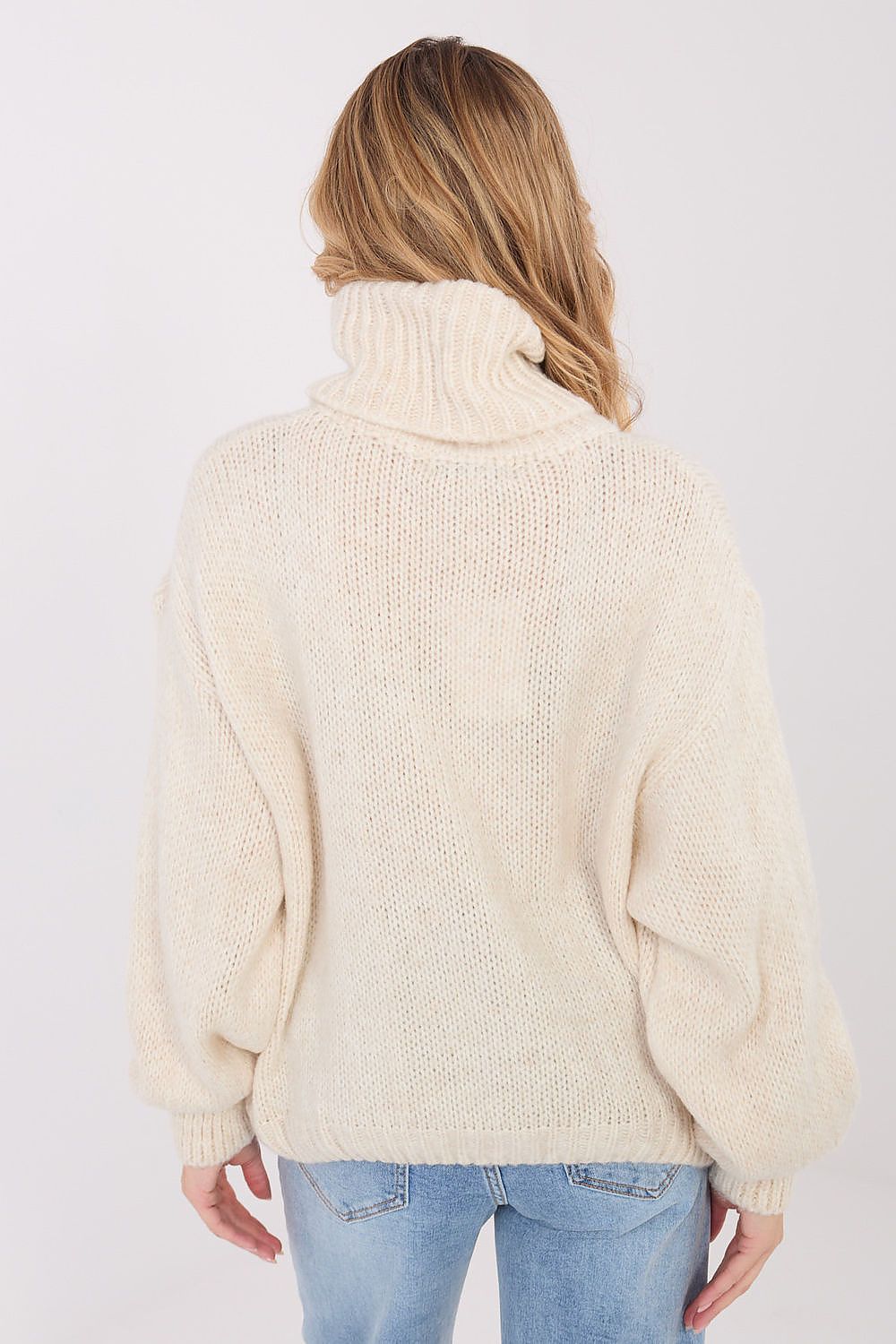 Women Mohair Turtleneck Sweater Cozy Knit-Women's Sweater-LeStyleParfait
