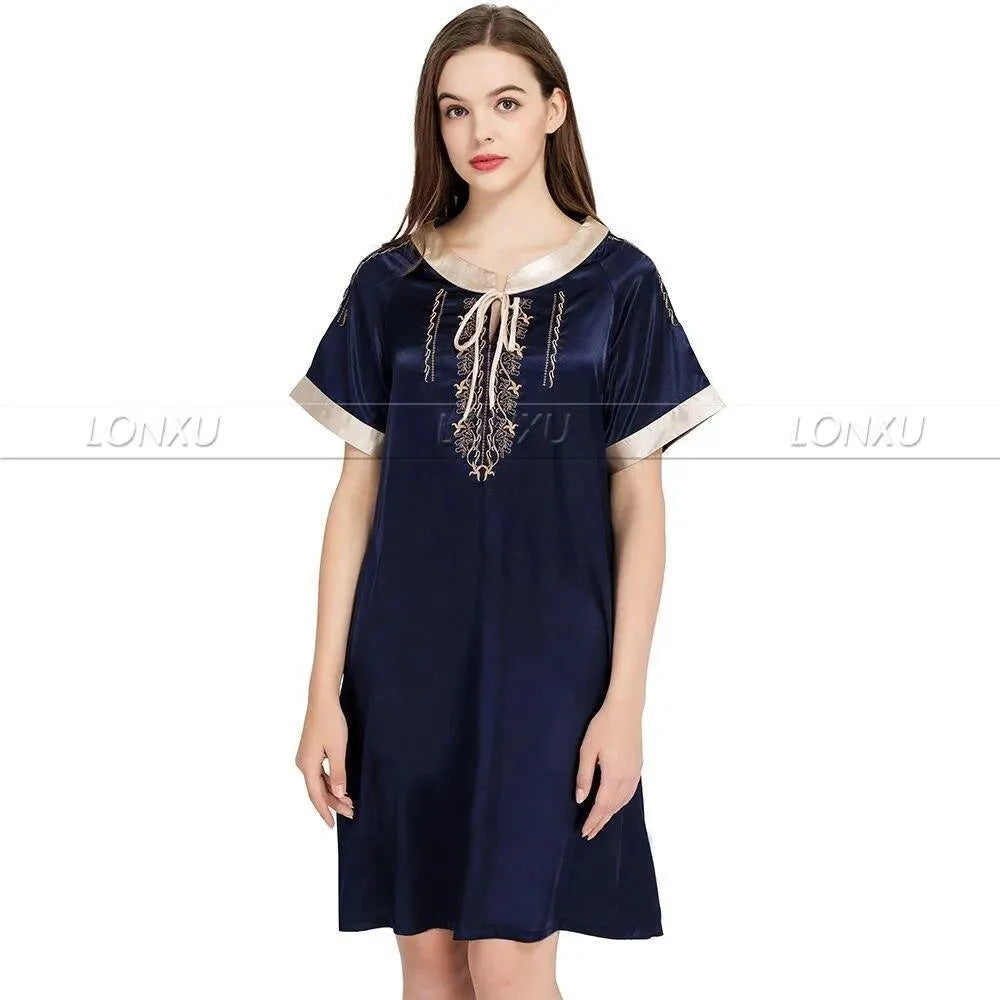 Women Nightdress, Silk - Nightdress - LeStyleParfait