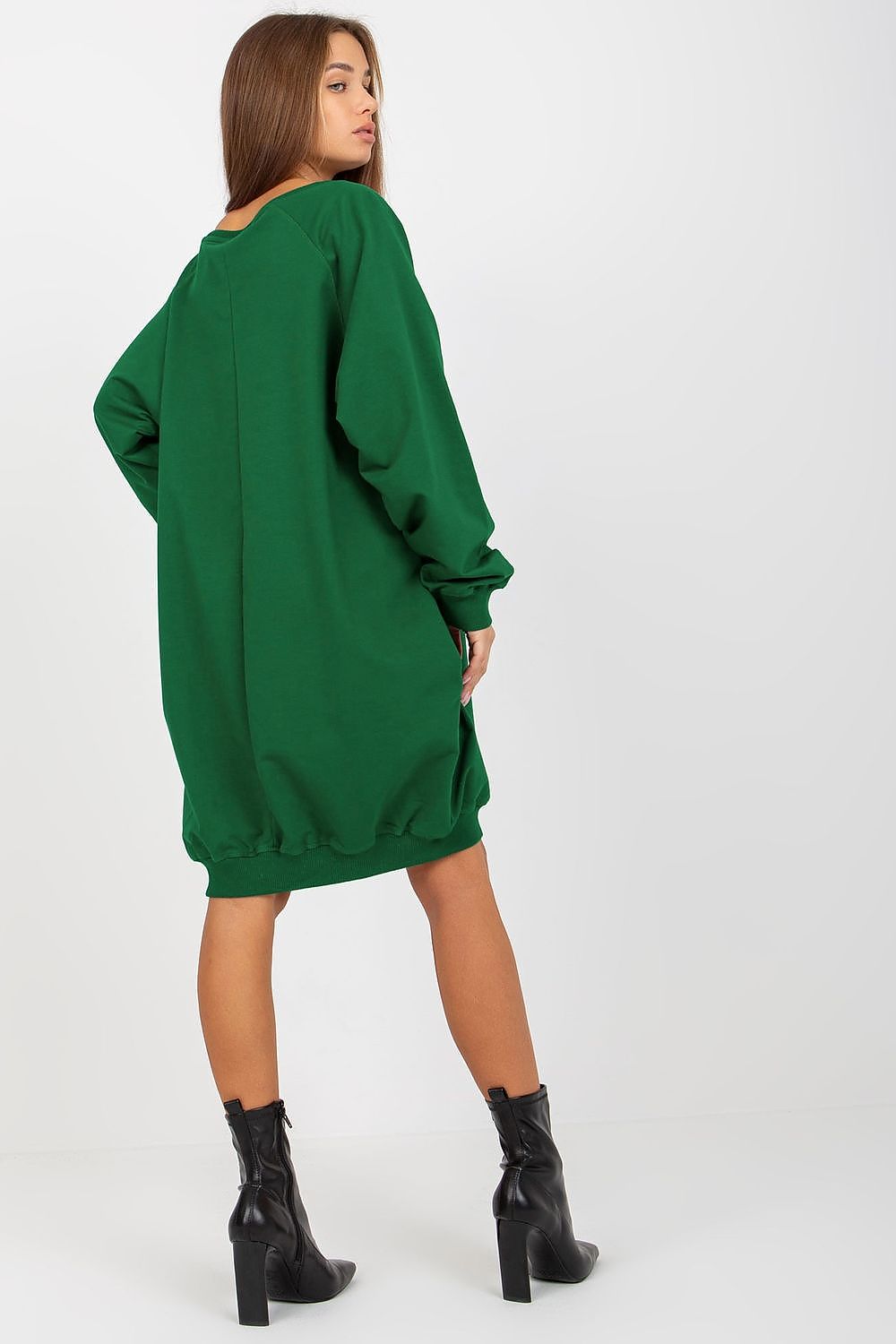 Women Oversized Printed Longline Sweatshirt Street Style-Women Sweatshirt-LeStyleParfait