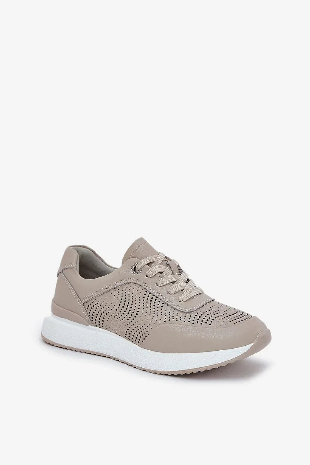 Women Perforated Platform Sneakers Breathable Travel Casual Shoes-women sneakers-LeStyleParfait