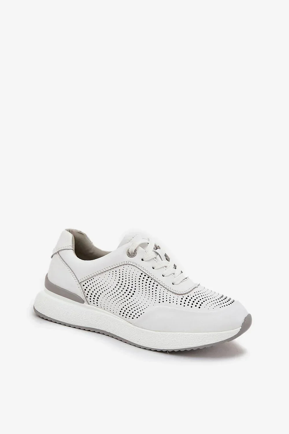 Women Perforated Platform Sneakers Breathable Travel Casual Shoes-women sneakers-LeStyleParfait