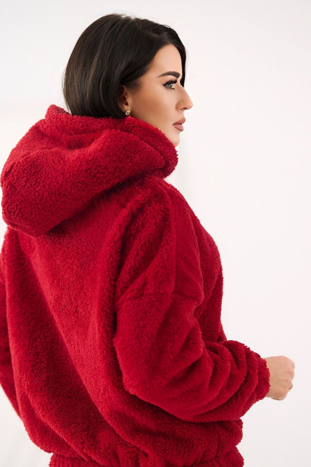 Women Plain-Solid Loose Hoodie Essential Style-Women Hoodie-LeStyleParfait