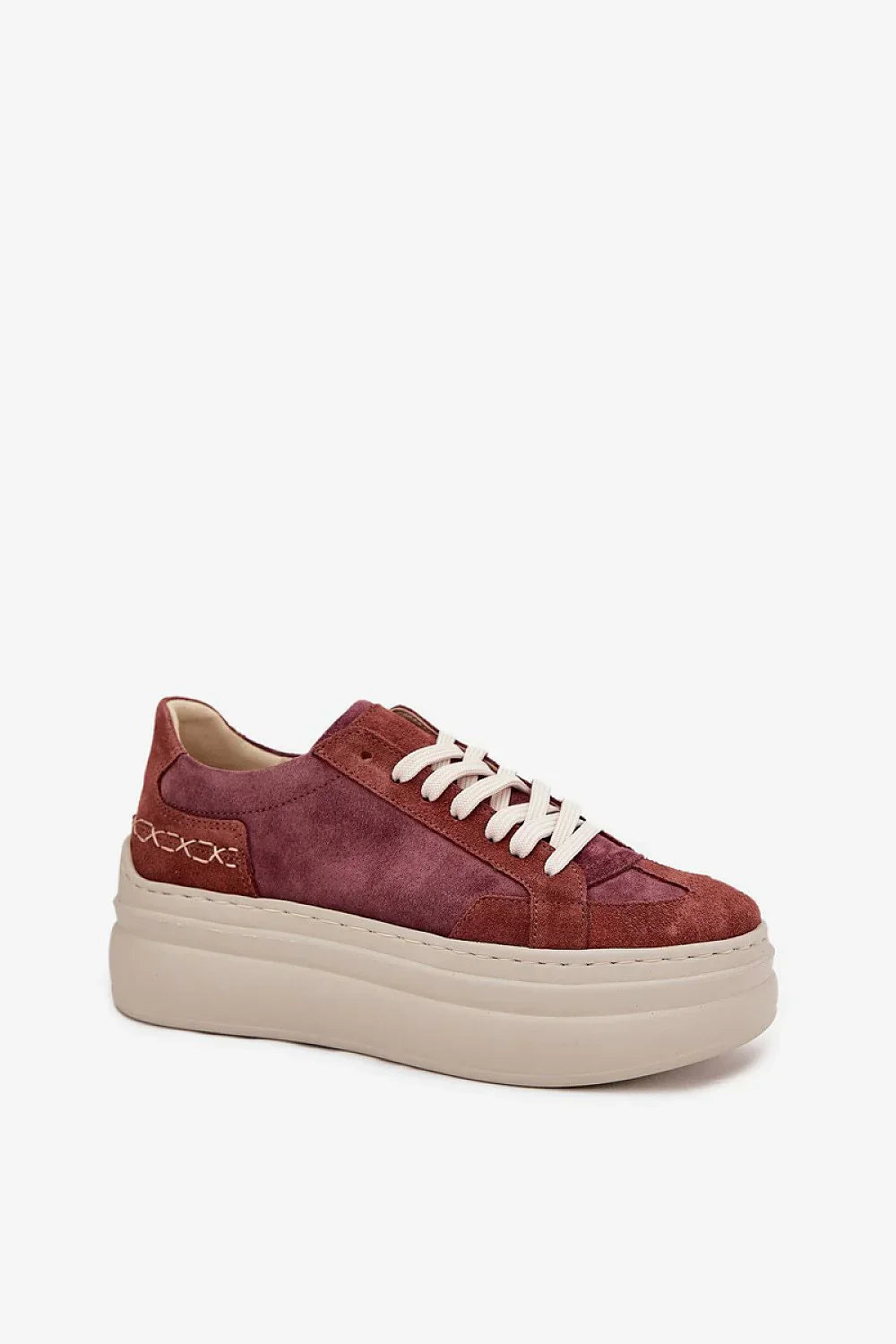 Eco Leather Platform Sneakers Women Chunky Trendy Shoes-women sneakers-LeStyleParfait