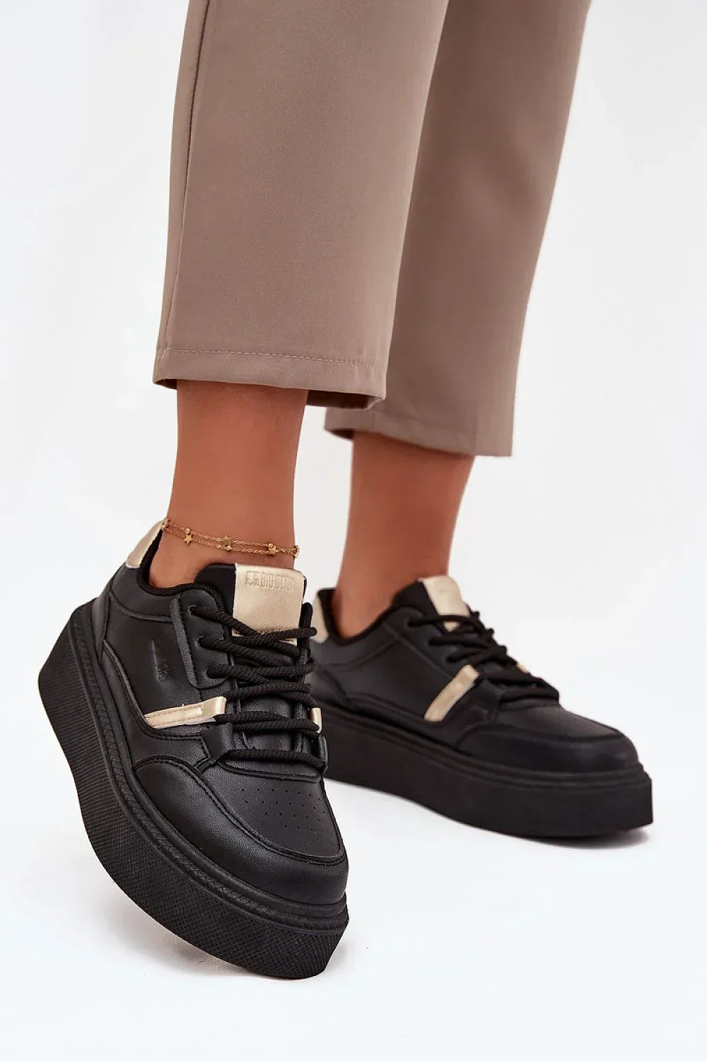 Women Platform Low-Top Sneakers Lightweight Streetwear Shoes-women sneakers-LeStyleParfait