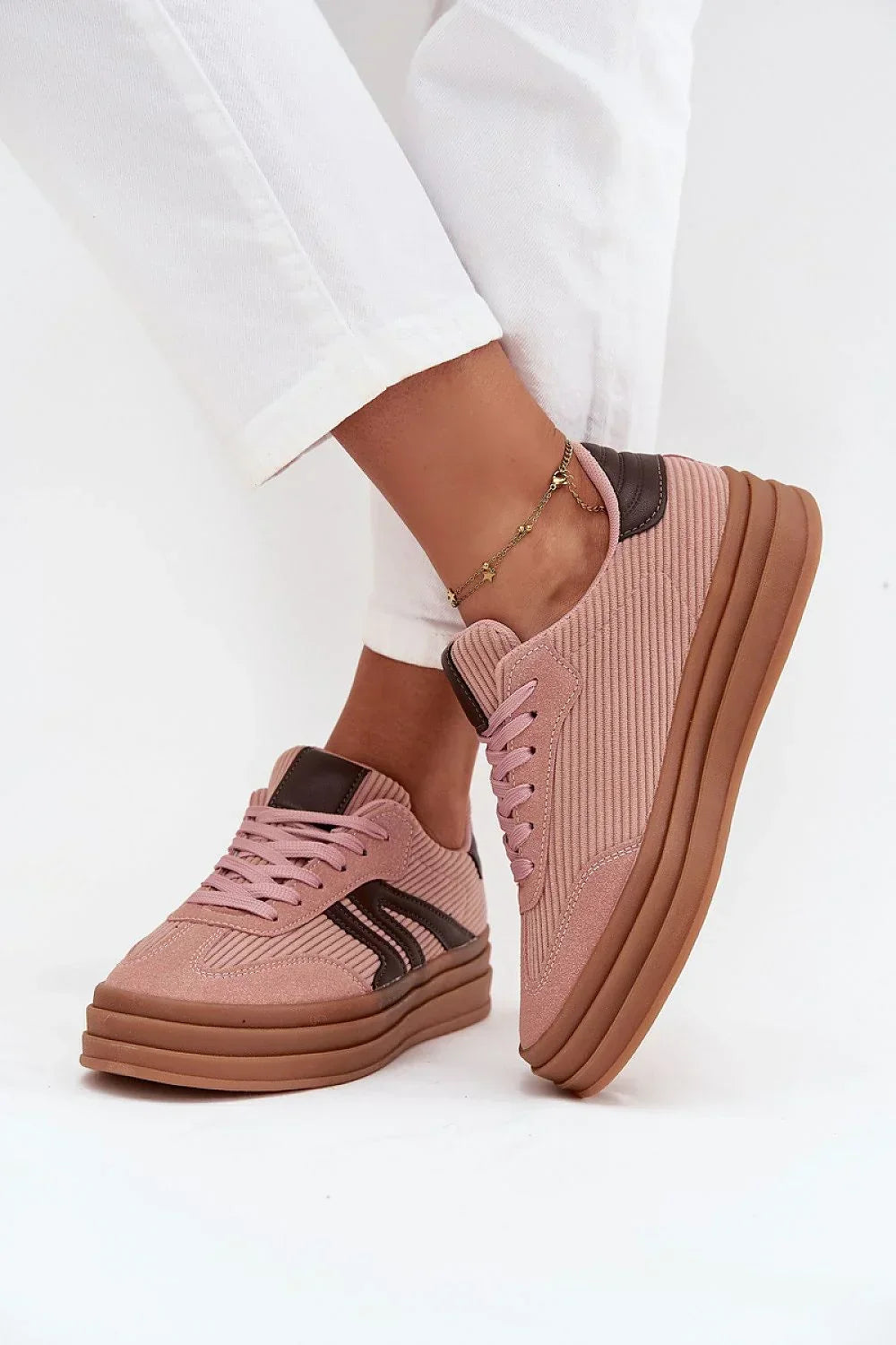 Women Platform Low-Top Sneakers Removable Insole Shoes-women sneakers-LeStyleParfait