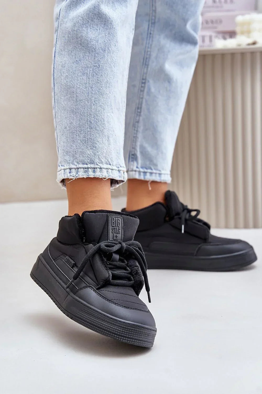 Women Platform Sneaker Boots Chunky Casual Outdoor Shoes-women sneakers-LeStyleParfait
