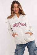Women Regular Embroidered Hoodie Premium Style-Women Hoodie-LeStyleParfait