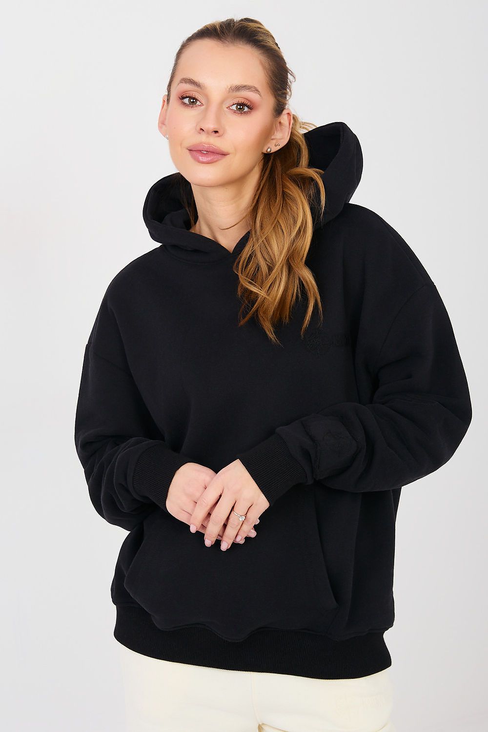 Women Regular Embroidered Pullover Hoodie Premium Style-Women Hoodie-LeStyleParfait