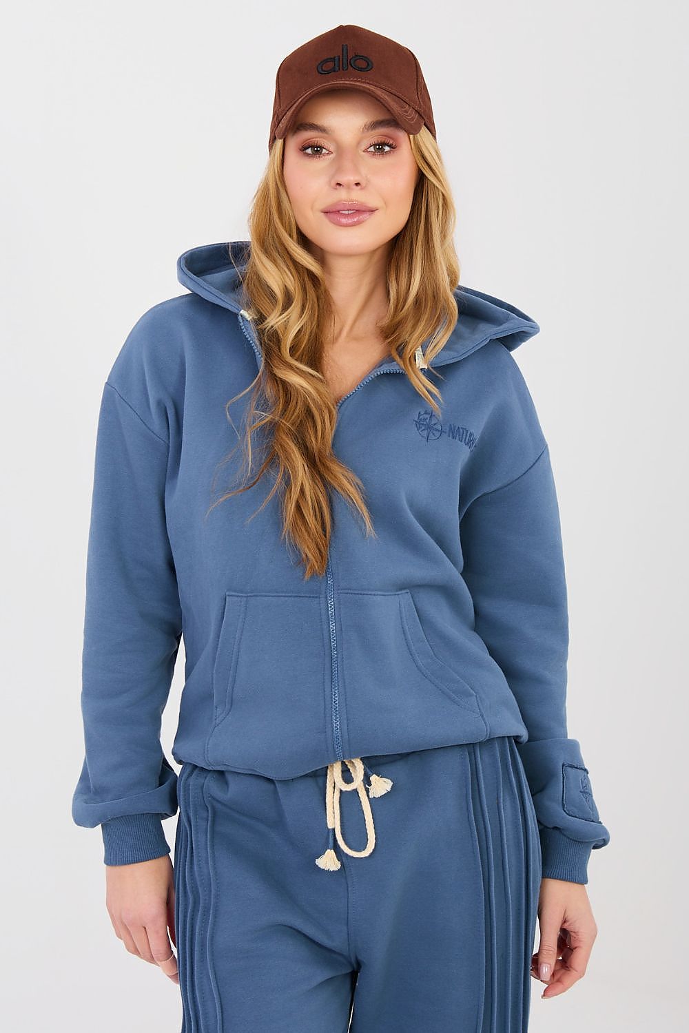 Women Regular Embroidered Zip-Up Hoodie Premium Style-Women Hoodie-LeStyleParfait