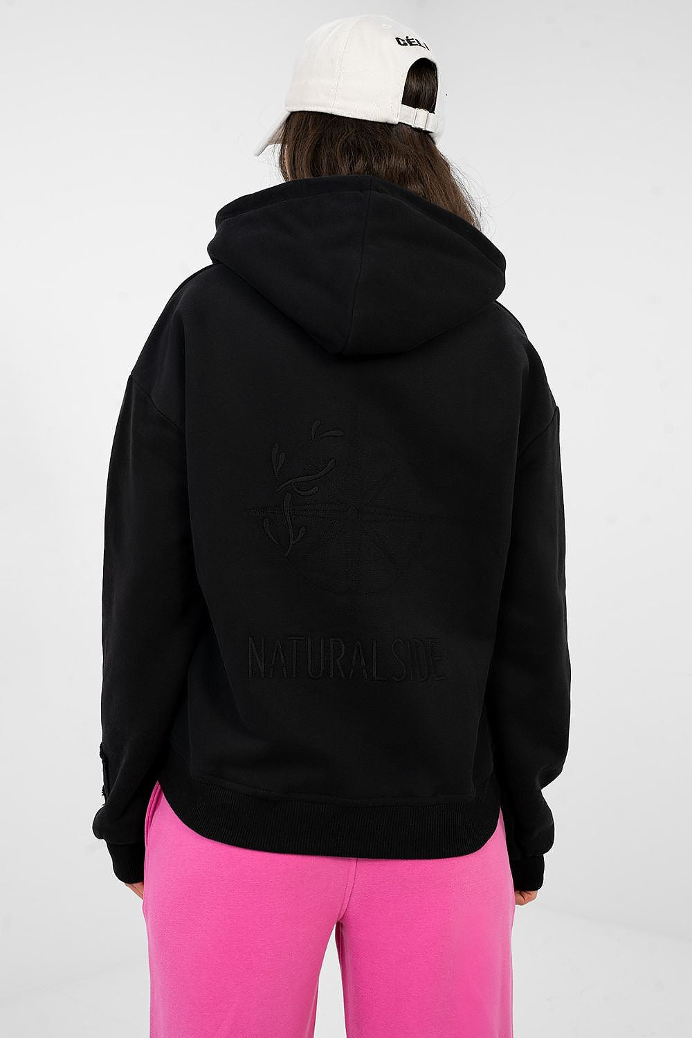 Women Regular Embroidered Zip-Up Hoodie Premium Style-Women Hoodie-LeStyleParfait