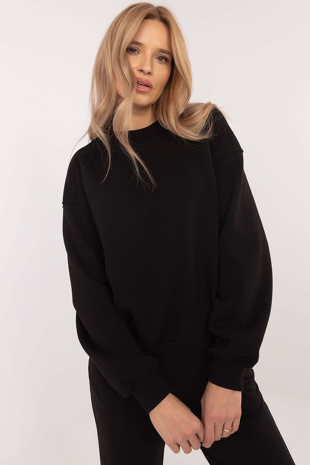 Women Regular Plain-Solid Plain Sweatshirt Essential Style-Women Sweatshirt-LeStyleParfait