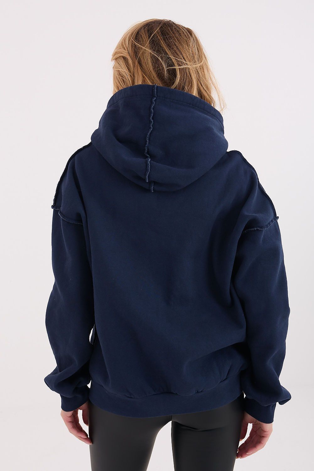 Women Regular Plain-Solid Pullover Hoodie Essential Style-Women Sweatshirt-LeStyleParfait