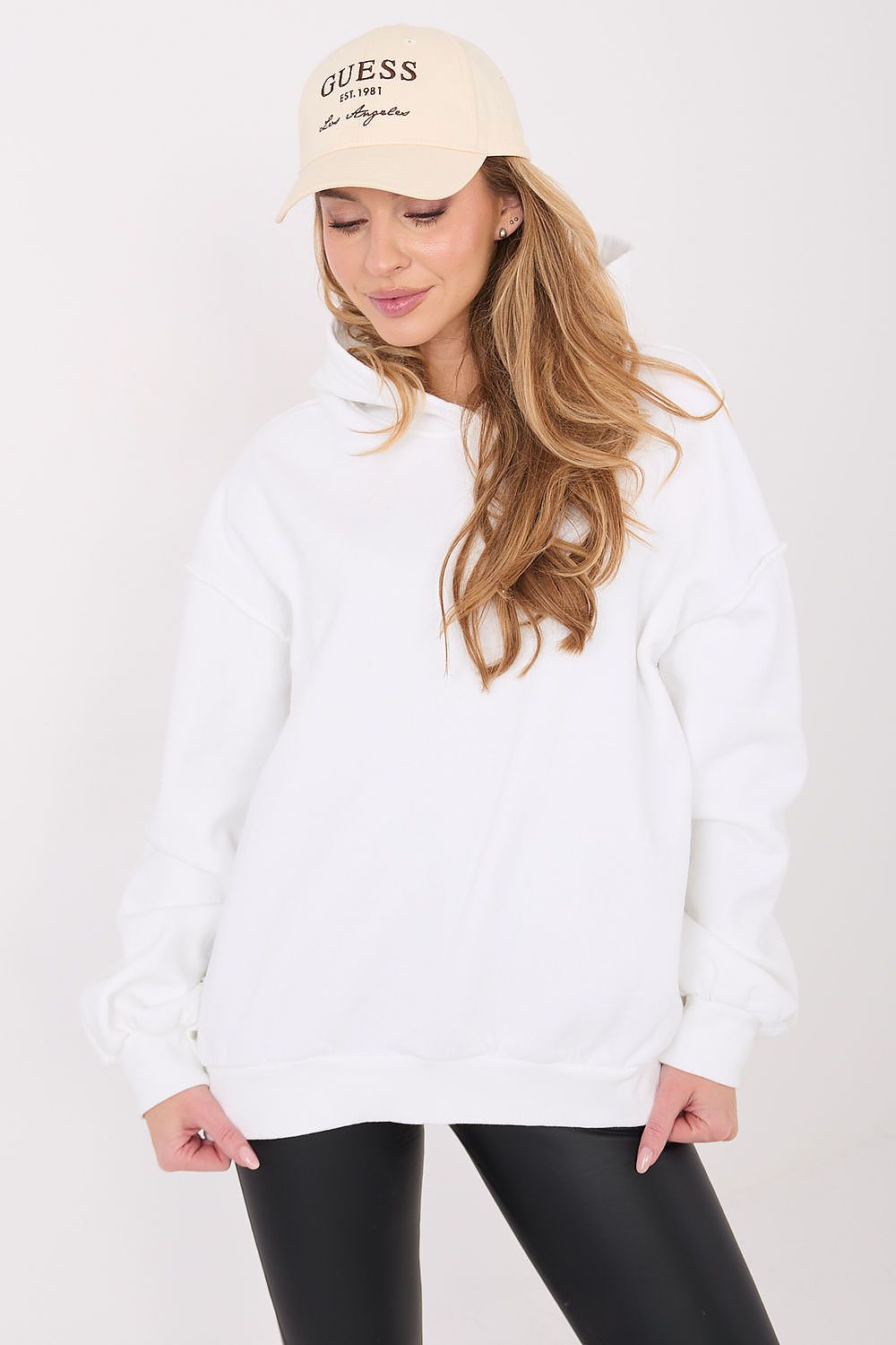 Women Regular Plain-Solid Pullover Hoodie Essential Style-Women Sweatshirt-LeStyleParfait
