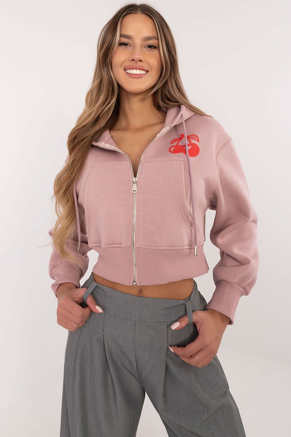 Women Regular Printed Crop Hoodie Trend Style-Women Hoodie-LeStyleParfait