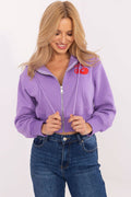 Women Regular Printed Crop Hoodie Trend Style-Women Hoodie-LeStyleParfait