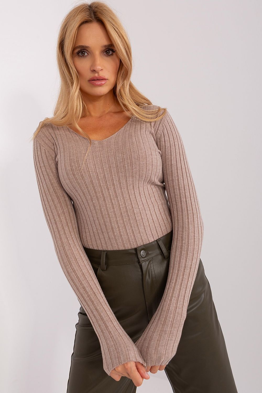 Women Relaxed Batwing Sweater Casual Knit-Women's Sweater-LeStyleParfait
