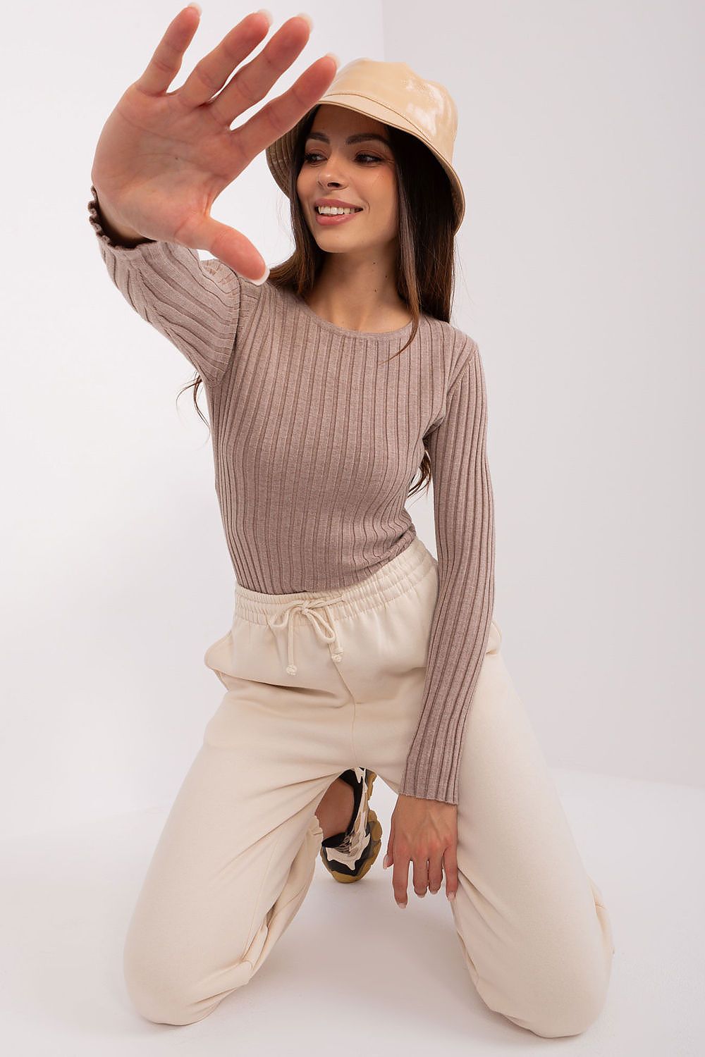 Women Relaxed Knit Sweater Cozy Style-Women's Sweater-LeStyleParfait