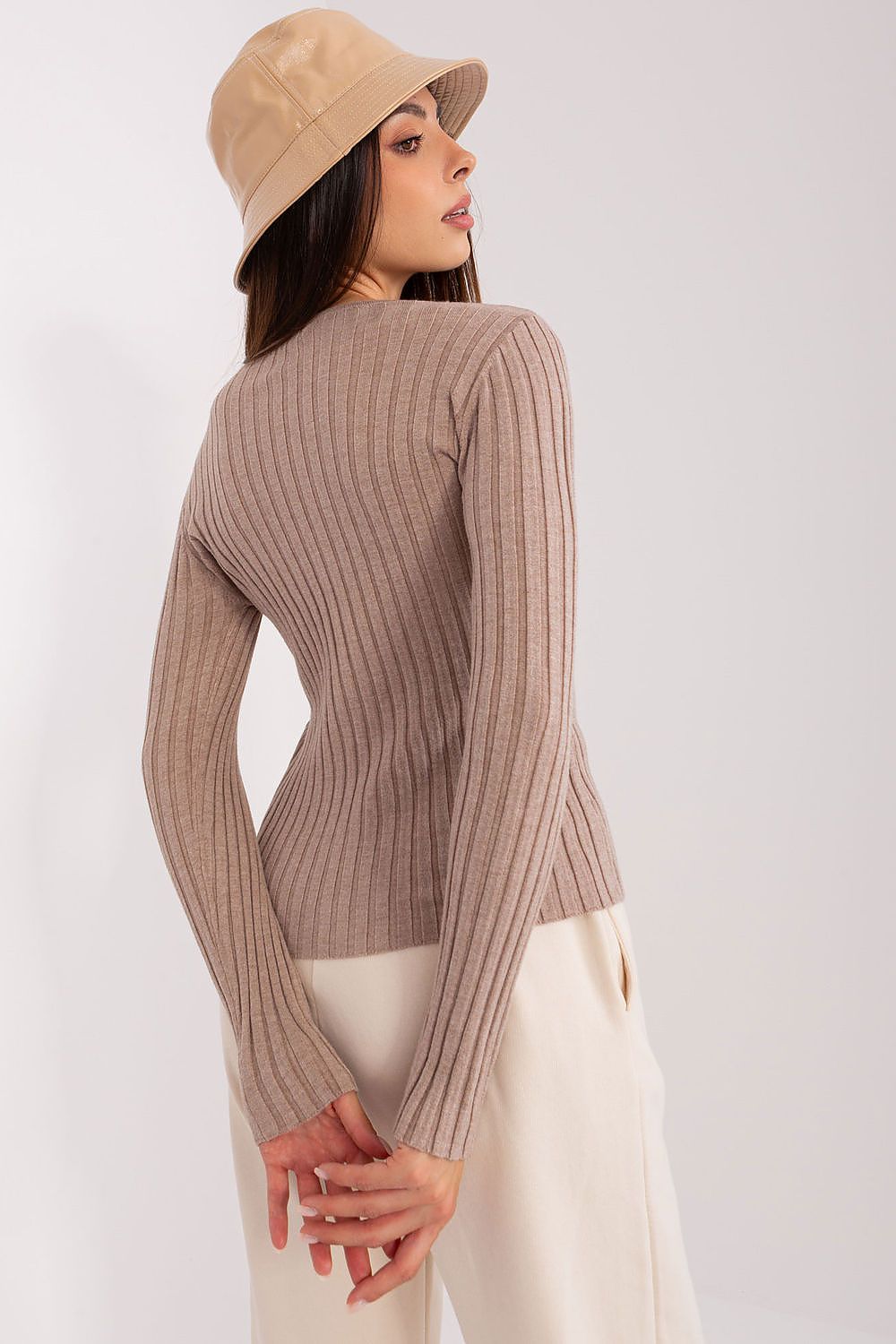 Women Relaxed Knit Sweater Cozy Style-Women's Sweater-LeStyleParfait