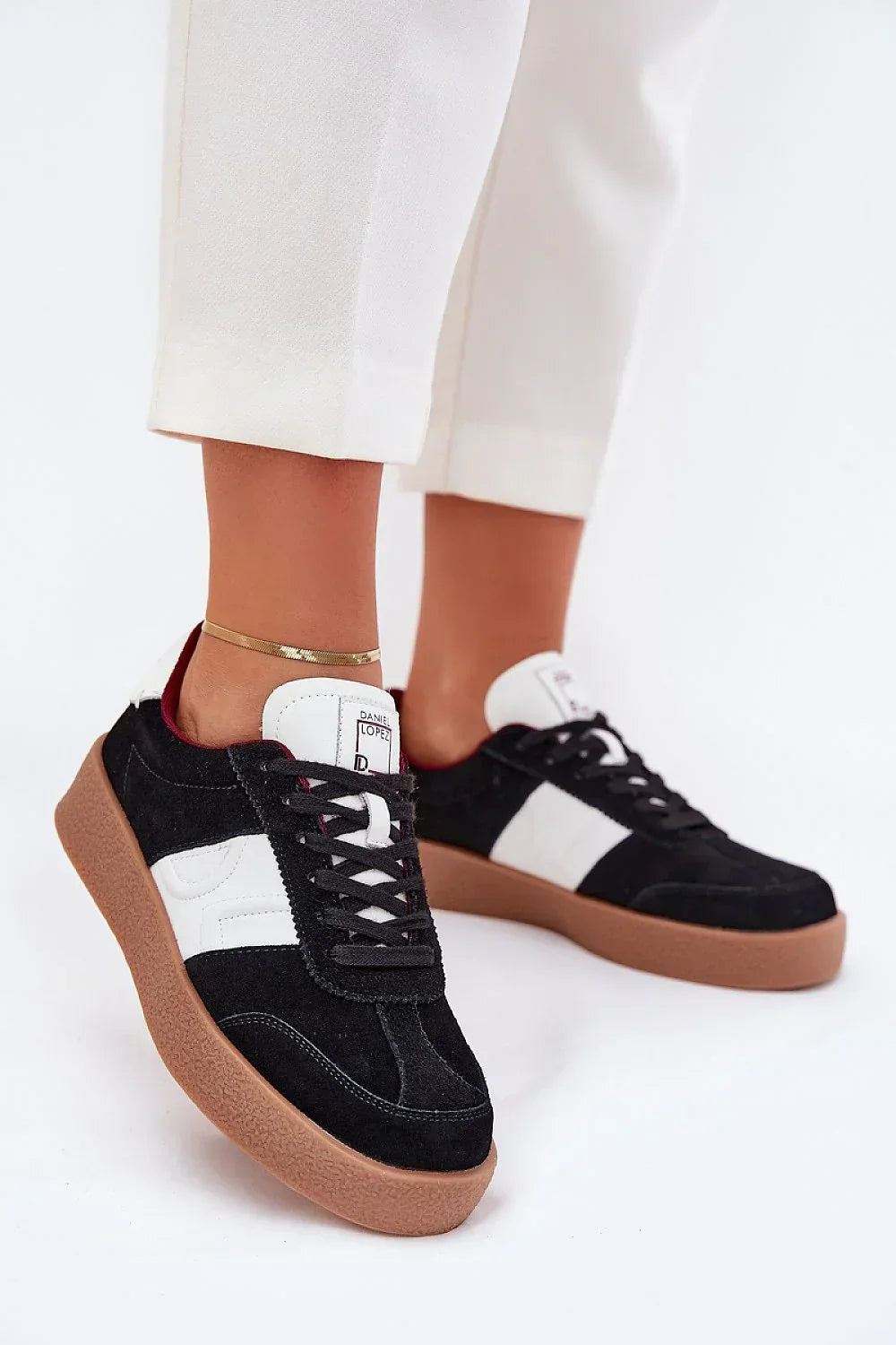 Women Retro Low-Top Sneakers Removable Insole Casual Shoes-women sneakers-LeStyleParfait