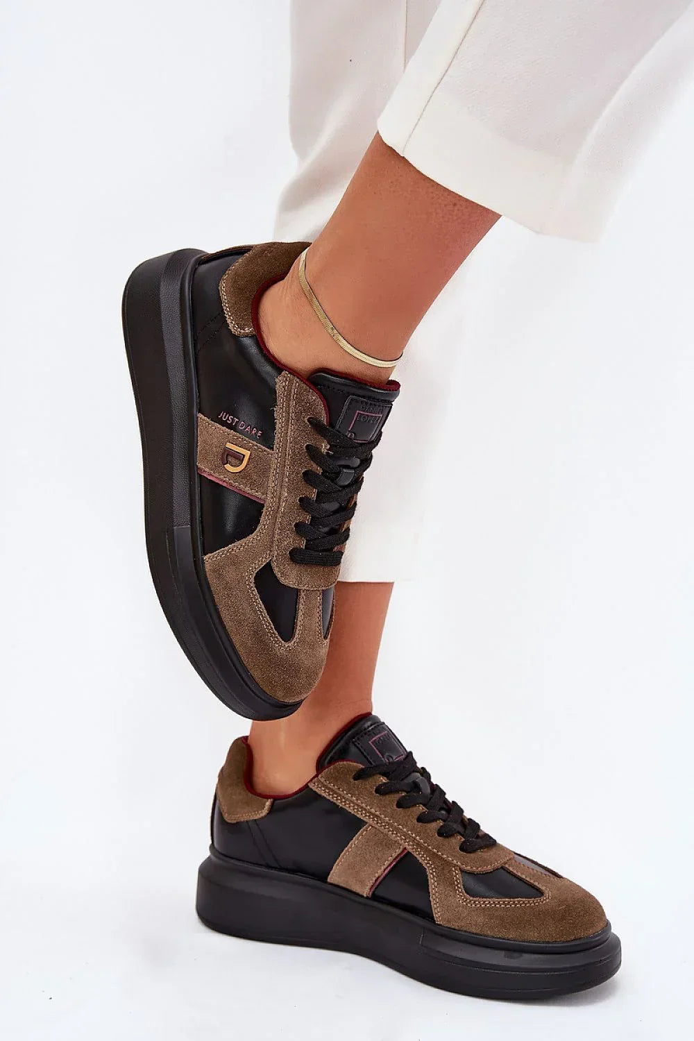 Women Retro Platform Sneakers Removable Insole Casual Shoes-women sneakers-LeStyleParfait