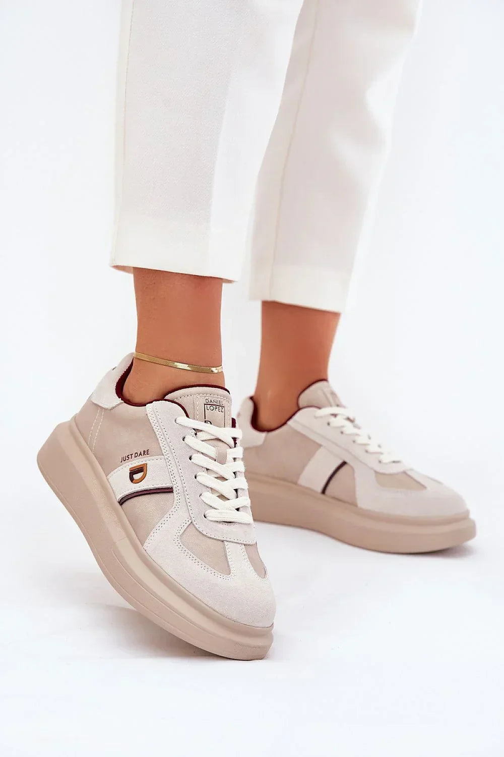 Women Retro Platform Sneakers Removable Insole Casual Shoes-women sneakers-LeStyleParfait