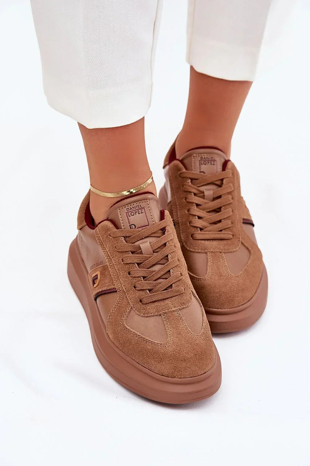 Women Retro Platform Sneakers Removable Insole Casual Shoes-women sneakers-LeStyleParfait