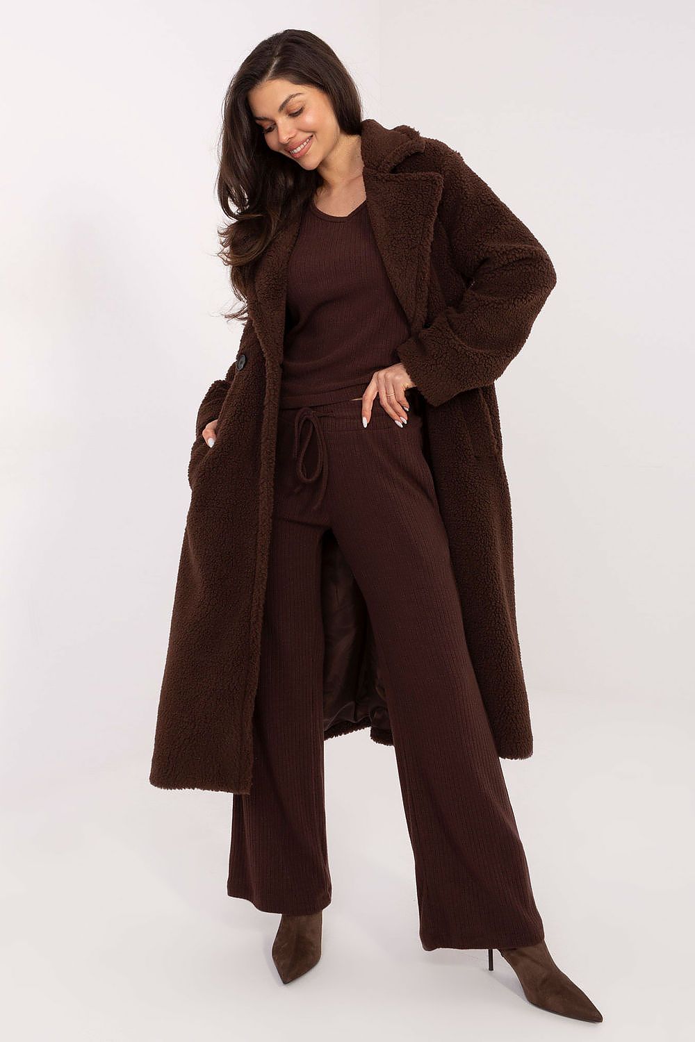 Women Ribbed V Neck Sweater Modern-Women's Sweater-LeStyleParfait