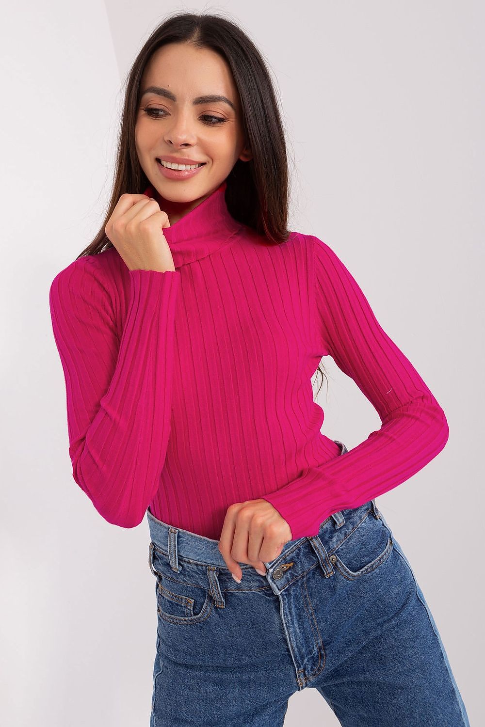 Women Slim Turtleneck Sweater Elegant Knit-Women's Sweater-LeStyleParfait