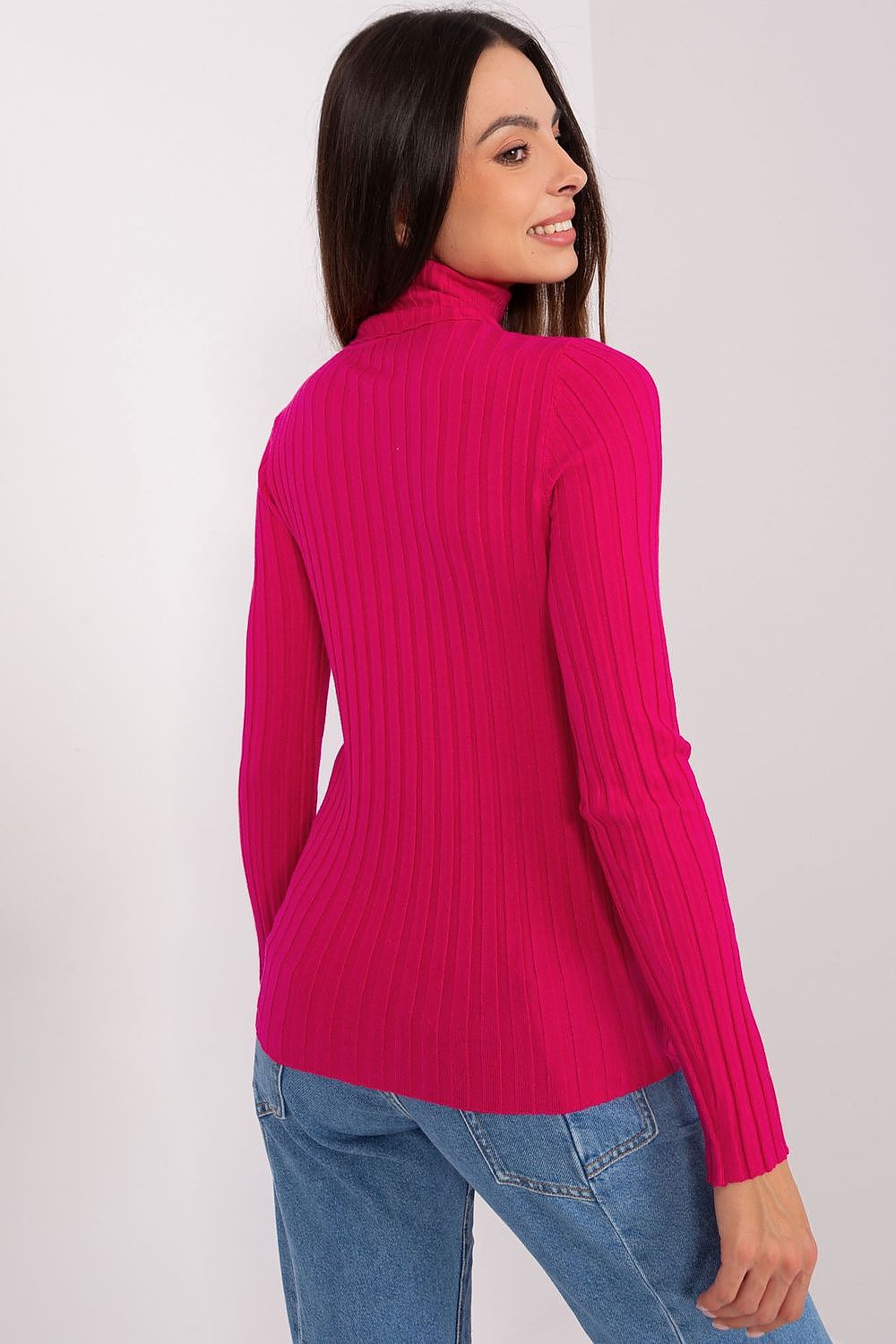 Women Slim Turtleneck Sweater Elegant Knit-Women's Sweater-LeStyleParfait