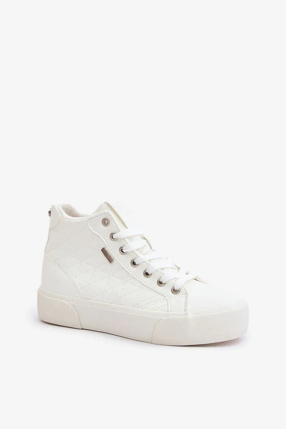 Women Stitched High Top Platform Sneakers Winter Casual Shoes-women sneakers-LeStyleParfait