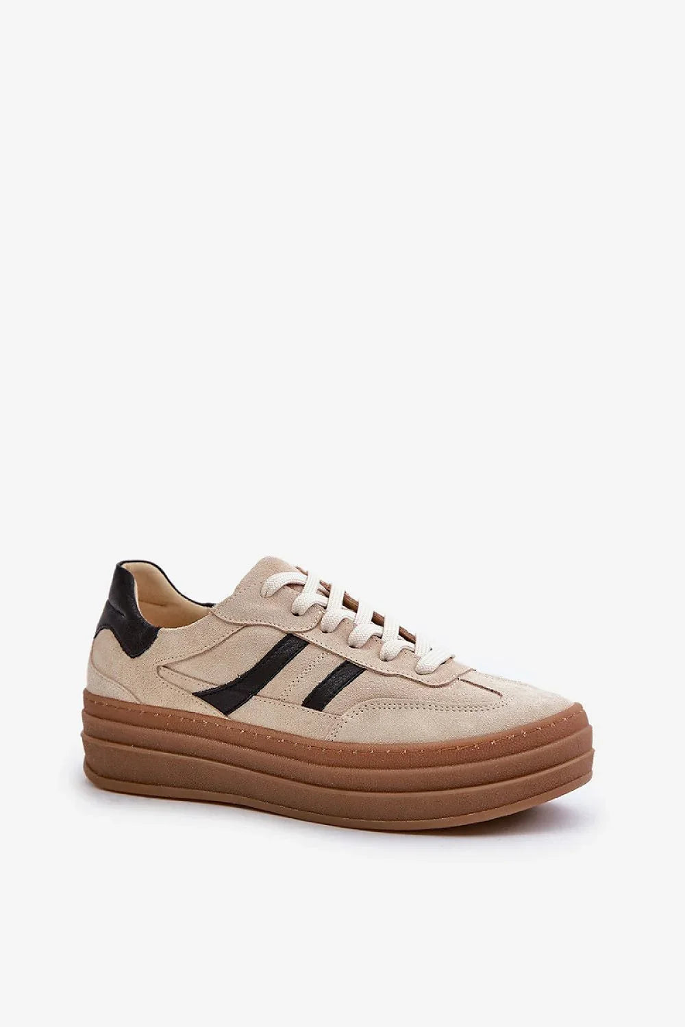 Women Suede Platform Sneakers Casual Commuter Travel Shoes-women sneakers-LeStyleParfait