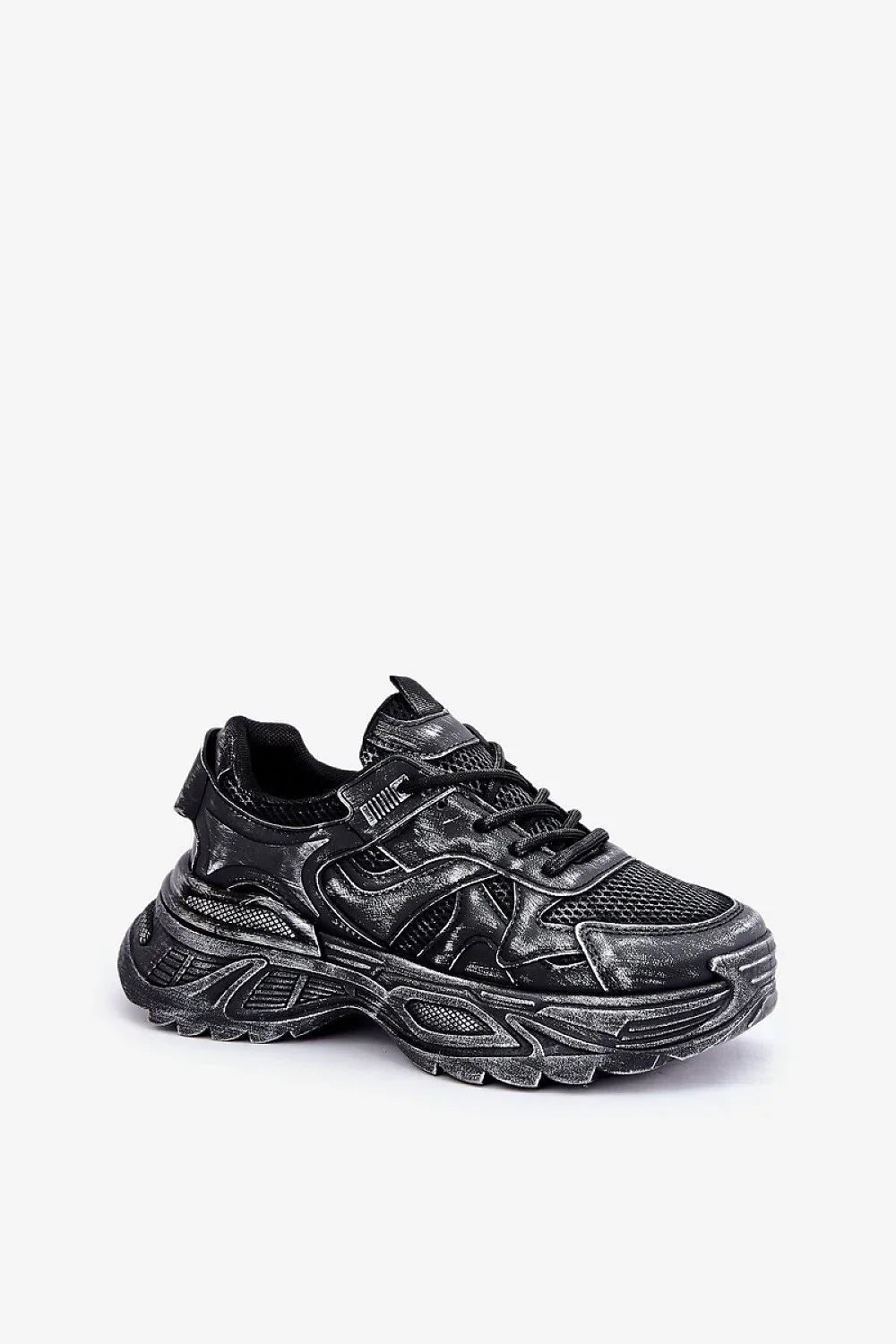 Women Textured Chunky Platform Sneakers Casual Commuter Shoes-women sneakers-LeStyleParfait