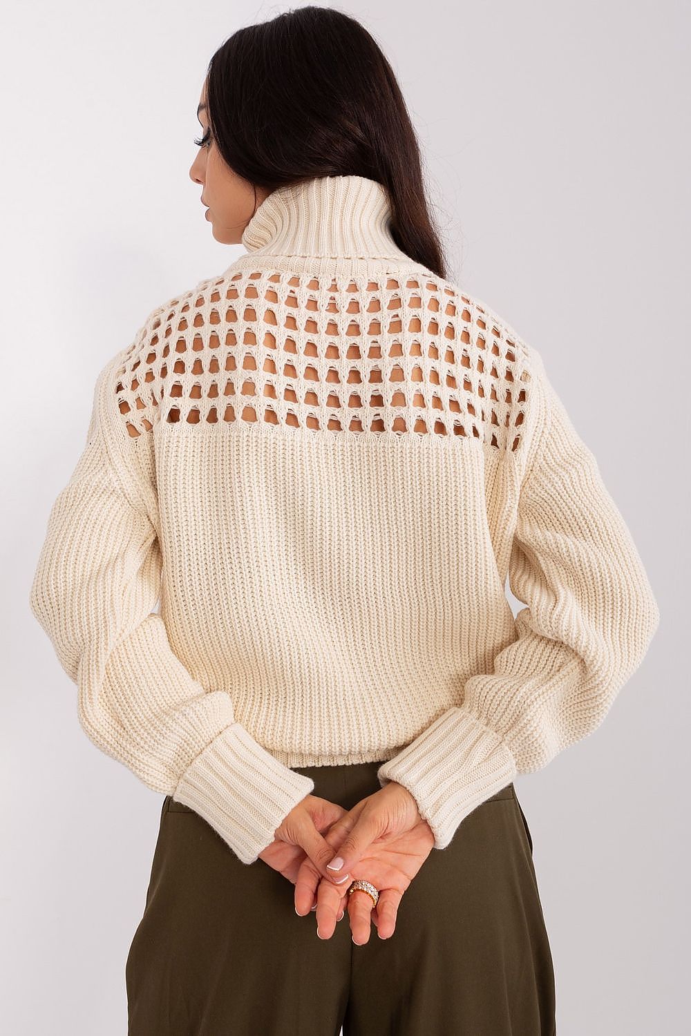 Women Turtleneck Knit Sweater Winter Style-Women's Sweater-LeStyleParfait
