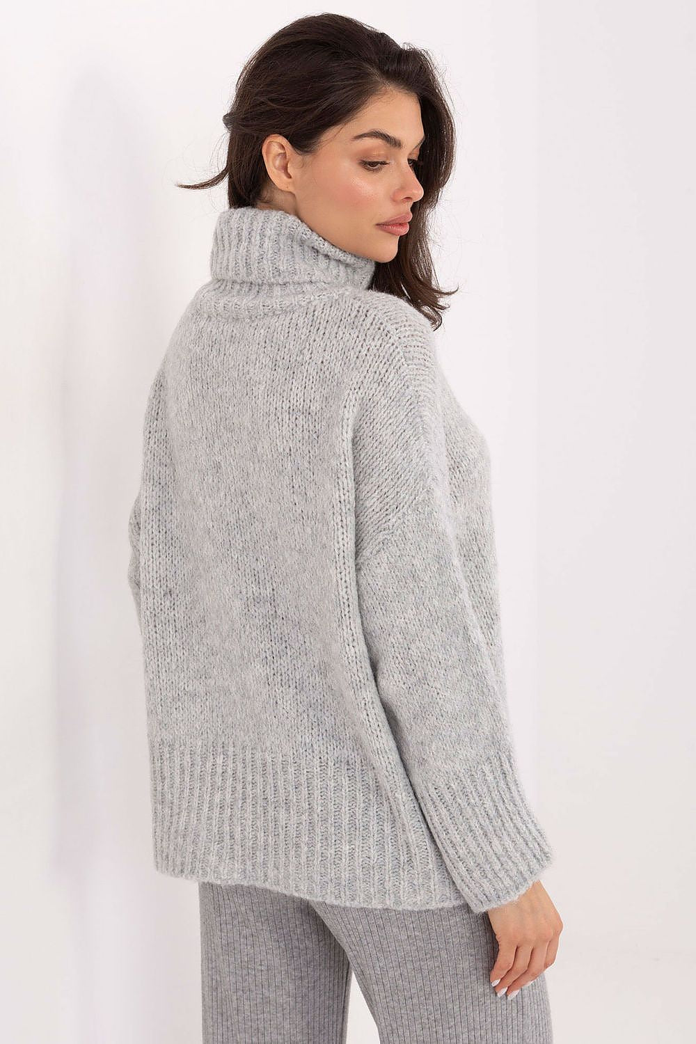 Women Turtleneck Pullover Sweater Winter Knit-Women's Sweater-LeStyleParfait