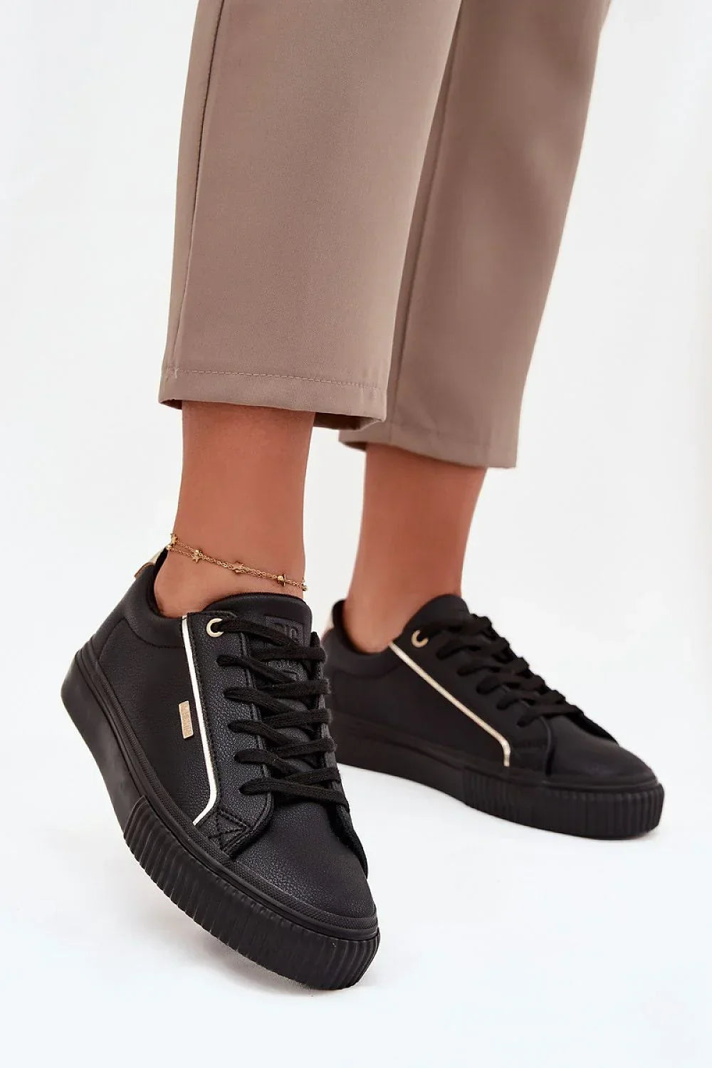 Women Vegan Platform Sneakers Lightweight Casual Streetwear Shoes-women sneakers-LeStyleParfait