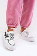Women Vegan Platform Sneakers Stitched Casual Streetwear Shoes-women sneakers-LeStyleParfait