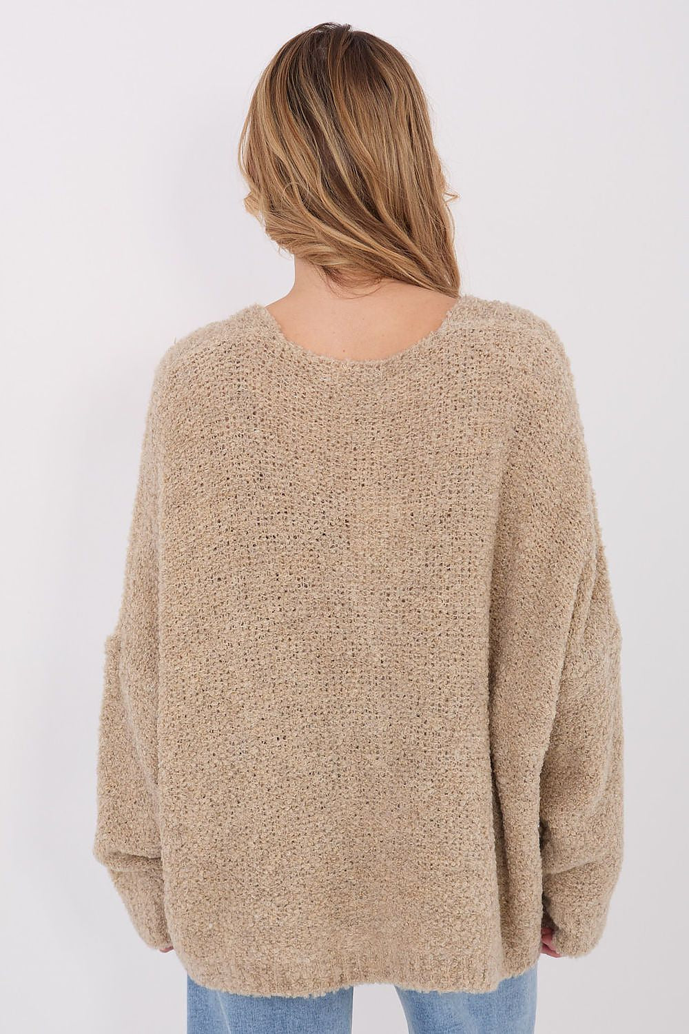 Women Wool Blend Cardigan Sweater Relaxed-Women's Sweater-LeStyleParfait