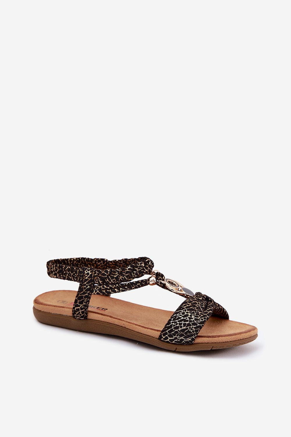 Women’s Abstract Flat Sandals-Women's Sandals-LeStyleParfait
