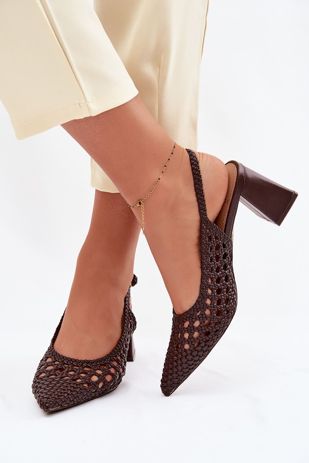 Women’s Adjustable Block Heel Sandals-Women's Sandals-LeStyleParfait