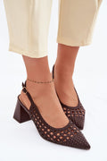 Women’s Adjustable Block Heel Sandals-Women's Sandals-LeStyleParfait