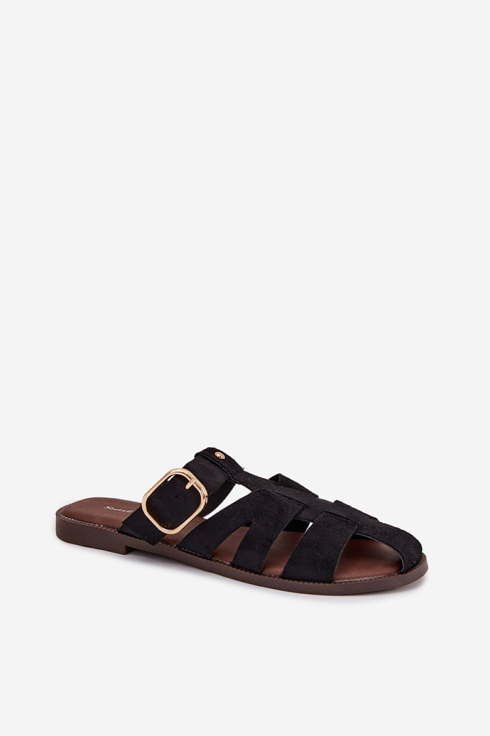 Women’s Adjustable Buckle Flat Sandals-Women's Sandals-LeStyleParfait