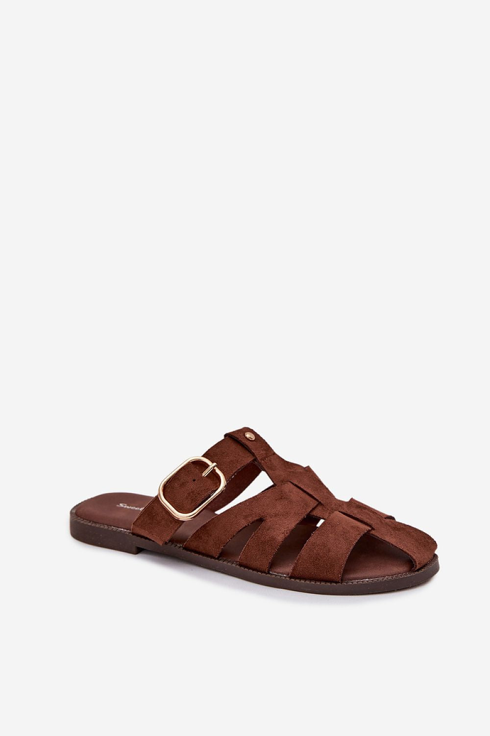 Women’s Adjustable Buckle Flat Sandals-Women's Sandals-LeStyleParfait