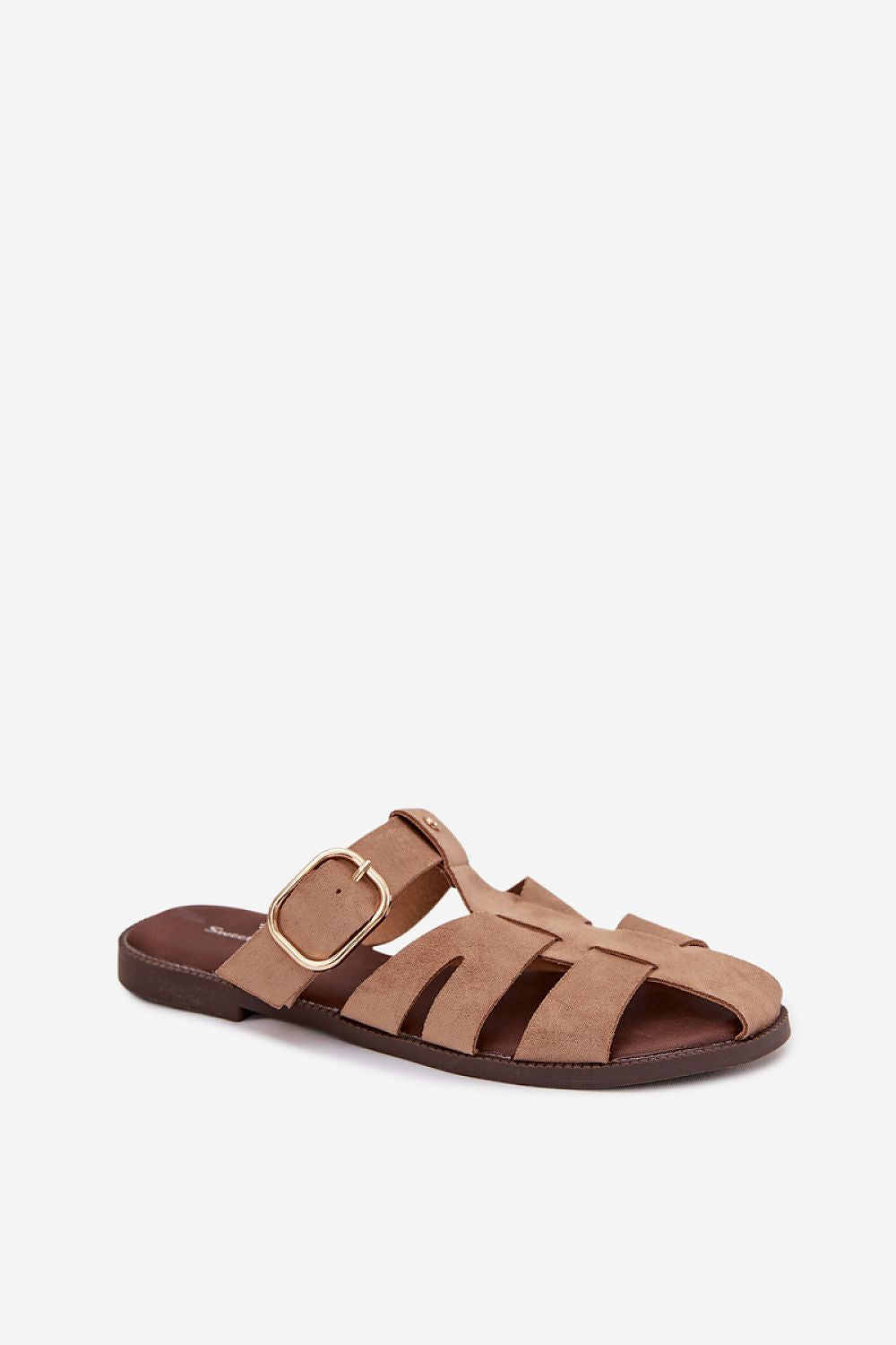 Women’s Adjustable Buckle Flat Sandals-Women's Sandals-LeStyleParfait