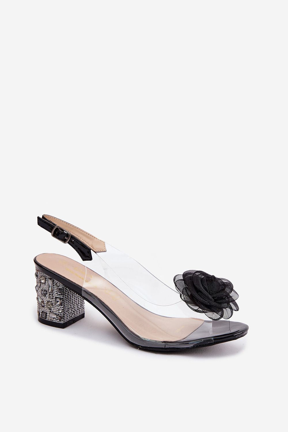 Women’s Adjustable Strap Heel Sandals-Women's Sandals-LeStyleParfait