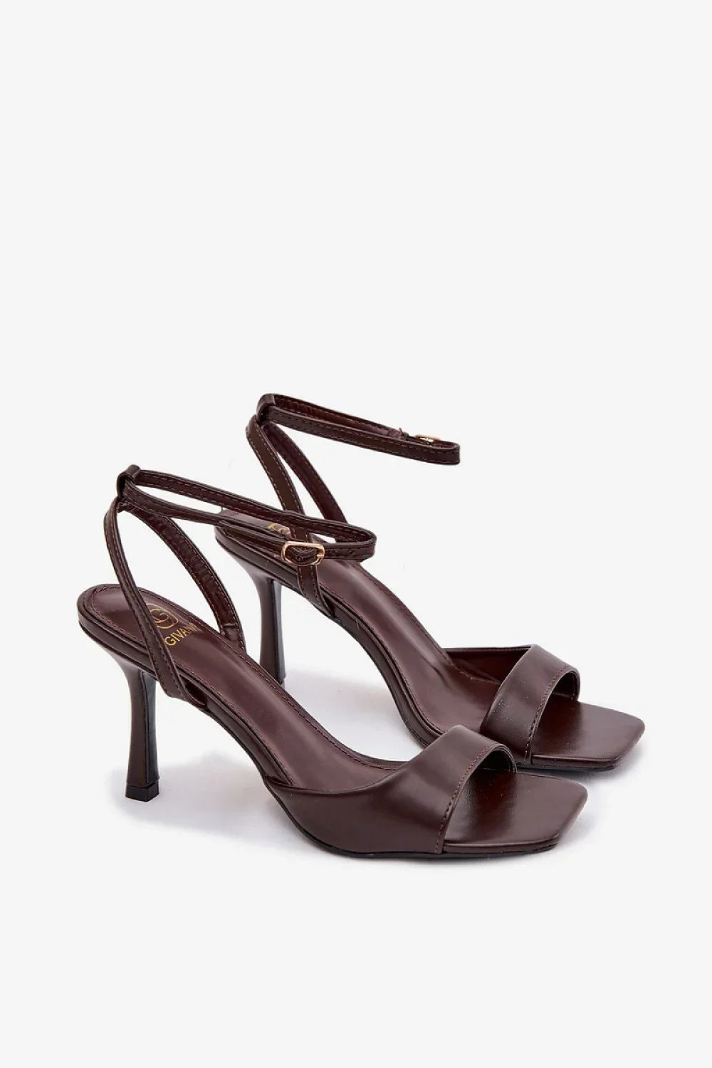 Women’s Ankle Strap Slim Heel Sandals-Women's Sandals-LeStyleParfait