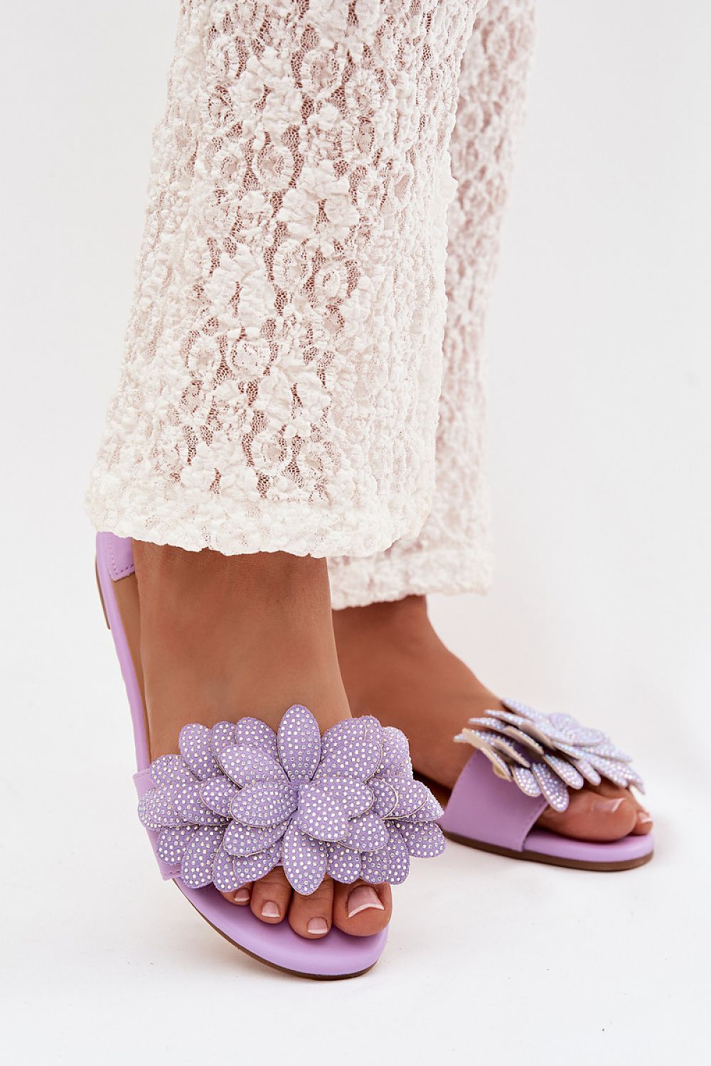 Women’s Beaded Flat Sandals-Women's Sandals-LeStyleParfait